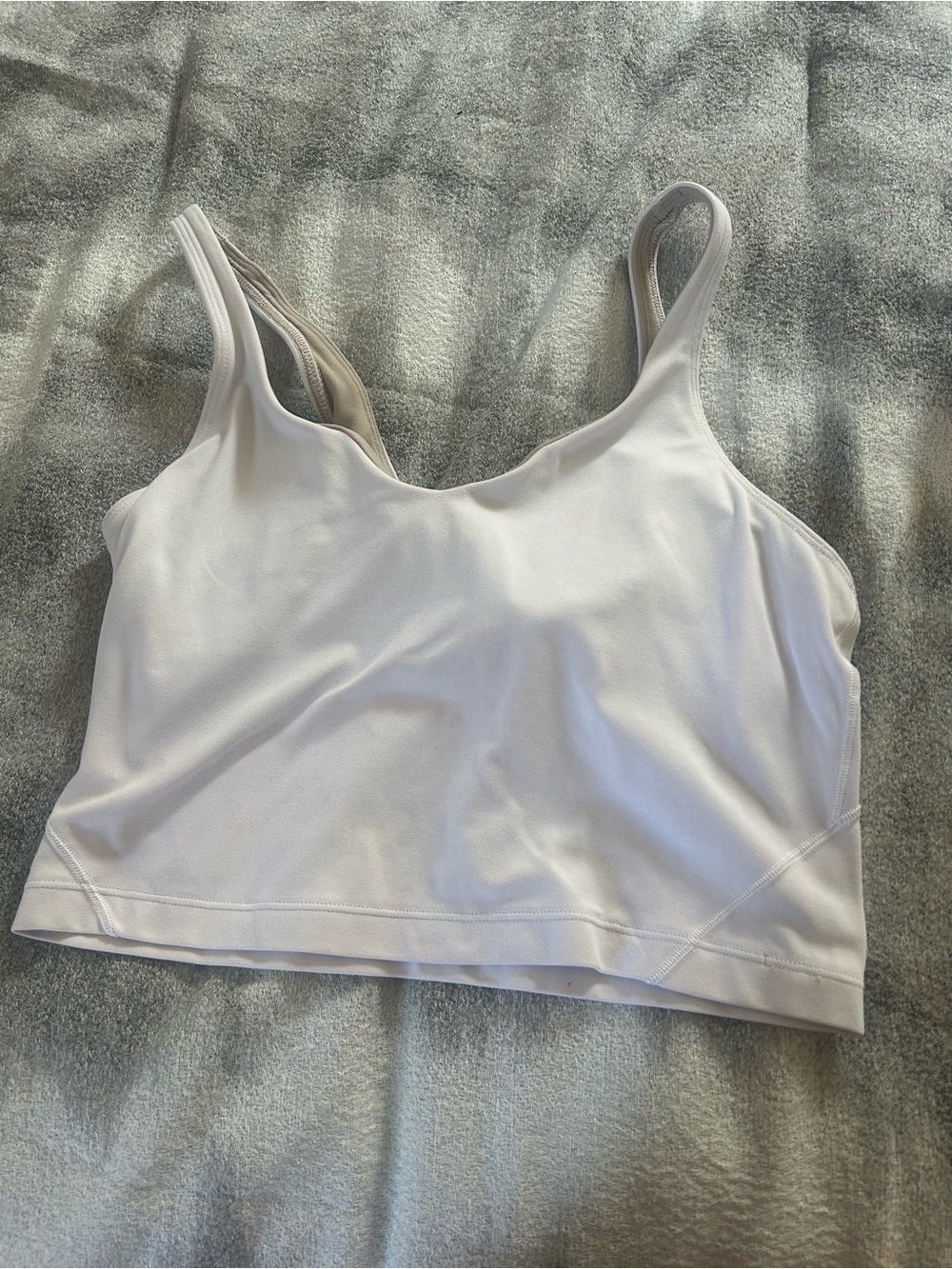 lululemon athletica white align tank size 8